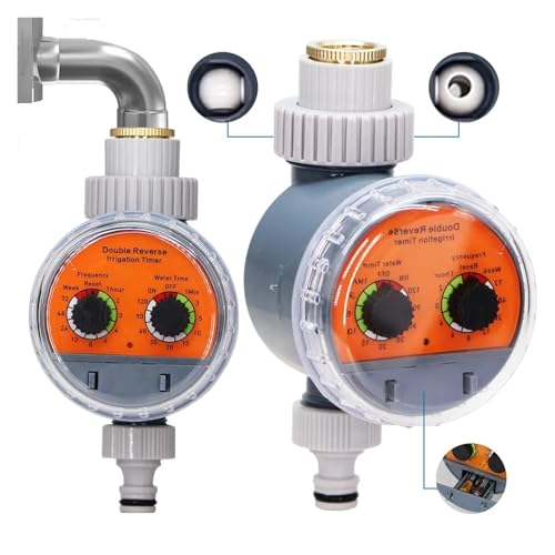 AYJYZHIAG Automatischer Wasser-LCD-Display-Kugelhahn-Timer Elektronischer Controller Home Outdoor Wasserdichtes Tropfsystem for Gartengewächshaus von AYJYZHIAG