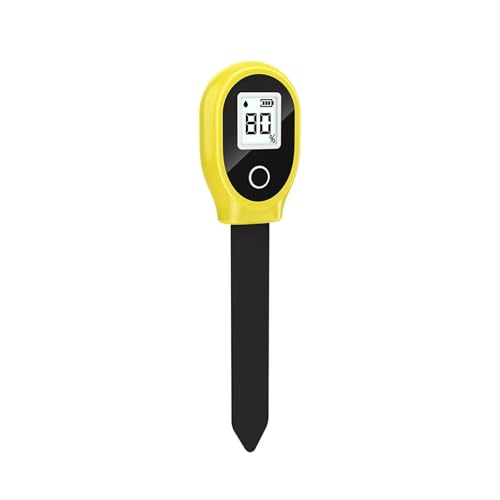 AYJYZHIAG Bodenfeuchte-Detektor-Tester, digitaler LCD-Bodenwassergehalt-Analysator, Messgerät, Pflanzenwassermonitor for Pflanzen im Innen- und Außenbereich AYJYZHIAG Bodenfeuchte-Detektor-Tester, digitaler LCD-Bodenwassergehalt-Analysator, Messgerät, Pflanzenwassermonitor for Pflanzen im Innen- und Außenbereich von AYJYZHIAG