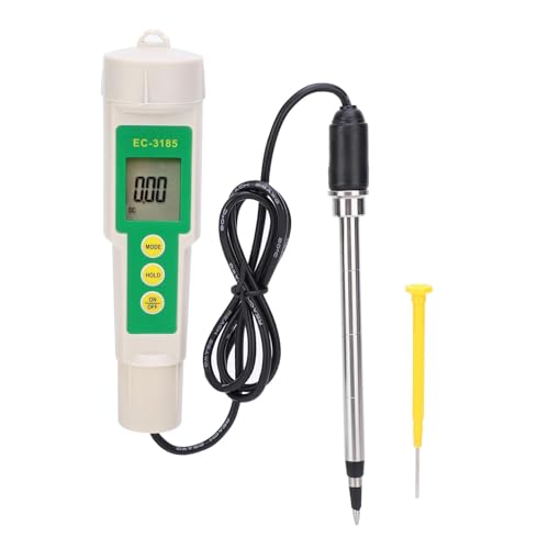 AYJYZHIAG EC CF Meter EC‑3185 Tragbares ‑in‑1 Bodentester Messgerät for Garten, Gartenbau, Landwirtschaft, Gartenzubehör AYJYZHIAG EC CF Meter EC‑3185 Tragbares ‑in‑1 Bodentester Messgerät for Garten, Gartenbau, Landwirtschaft, Gartenzubehör von AYJYZHIAG