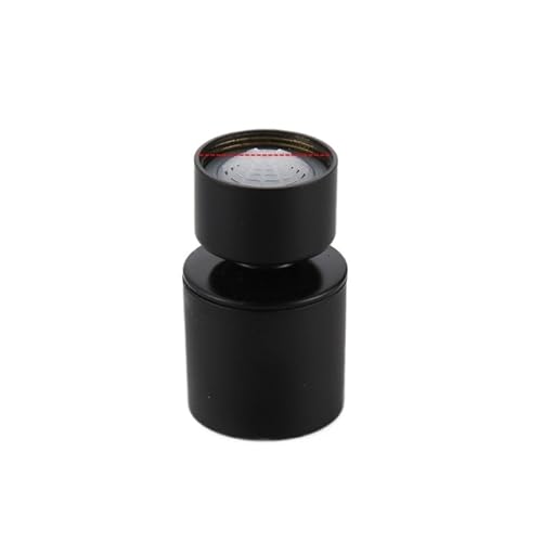 AYJYZHIAG Edelstahl 1080 Universal Rotation Wasserhahn Roboterarm Metall Schwenkbare Verlängerung Belüfter Küche Waschbecken Spritzdüse(360 Degree Black) von AYJYZHIAG