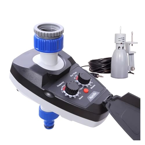 AYJYZHIAG Gartenbewässerungstimer Bewässerungsmagnetventil-Steuersystem mit Regensensorloch und Regenverzögerung(Rain Sensor Kits) von AYJYZHIAG