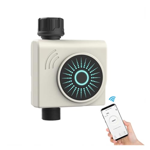 AYJYZHIAG HCT-611 EIN WiFi-Bluetooth-Handy Drahtlose Fernbedienung Automatische Blumenbewässerung Bewässerung Gartenarbeit Smart Timed Irrigator(POP4-HCT-611BS) von AYJYZHIAG