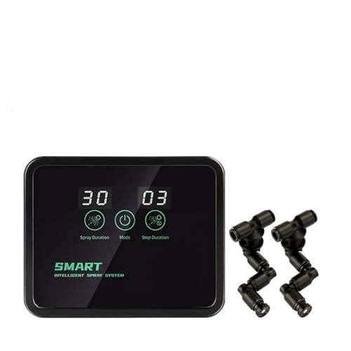 AYJYZHIAG Intelligenter Reptilien-Nebelgerät, Terrarien-Luftbefeuchter, elektronischer Timer, automatisches Nebel-Regenwald-Sprühsystem-Kit, Sprinklersteuerung von AYJYZHIAG