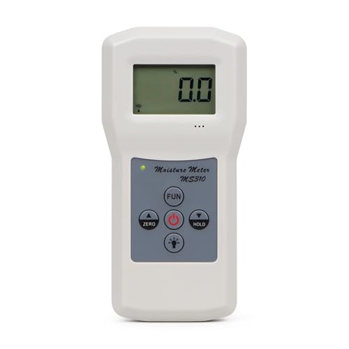 AYJYZHIAG MS310 Induktive Feuchtigkeit Meter MS7200 + Pin Papier Feuchtigkeit Meter Holz Feuchtigkeit Meter for Papier Textil Holz Möbel Beton(MS310) von AYJYZHIAG