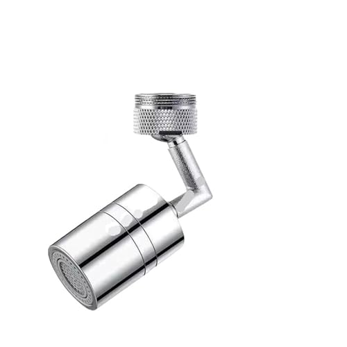 AYJYZHIAG Metall Kupfer 1080 ° Rotation Wasserhahn Belüfter Extender Schwenk Roboterarm Wasserhähne Sprühkopf Düse Küche Wasser sparen(720 Degree Double) von AYJYZHIAG
