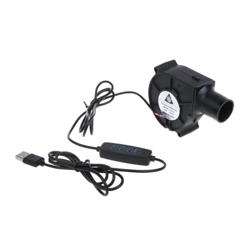 AYJYZHIAG Mini-Gebläse, USB, 5 V, Grill, Kochen, Kaminofen, Gebläse, 2500 U/min, Turbogebläse mit Drehzahlregler, tragbarer Radialventilator, P15F AYJYZHIAG Mini-Gebläse, USB, 5 V, Grill, Kochen, Kaminofen, Gebläse, 2500 U/min, Turbogebläse mit Drehzahlregler, tragbarer Radialventilator, P15F von AYJYZHIAG