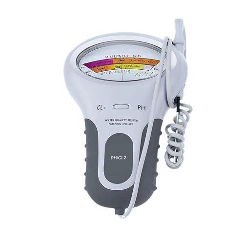 AYJYZHIAG Professioneller Wasserqualitätstester for Schwimmbäder und Spas mit PH-, Chlor- Cl2-Füllstandsmesser for genaue Messwerte von AYJYZHIAG