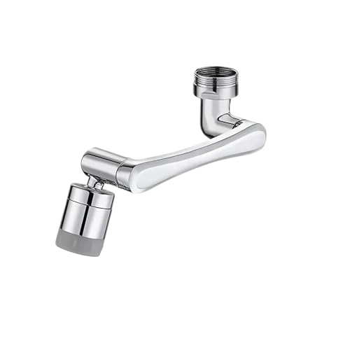 AYJYZHIAG Universal 1080 ° Rotation Wasserhahn Extender Waschbecken Roboter Arm Dual Modus Sprayer Kopf Badezimmer Splash Proof Swivel AYJYZHIAG Universal 1080 ° Rotation Wasserhahn Extender Waschbecken Roboter Arm Dual Modus Sprayer Kopf Badezimmer Splash Proof Swivel von AYJYZHIAG
