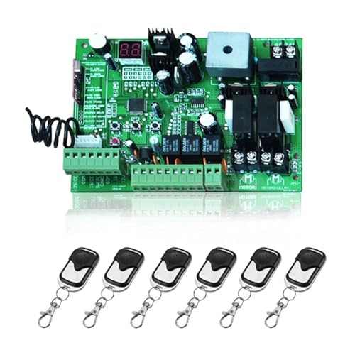 AYJYZHIAG Universaltyp 24-V-Platine for automatische Doppelarm-Drehtoröffner-Bedienfeld-Smart-Control-Center-System(6 Remote 24v) von AYJYZHIAG