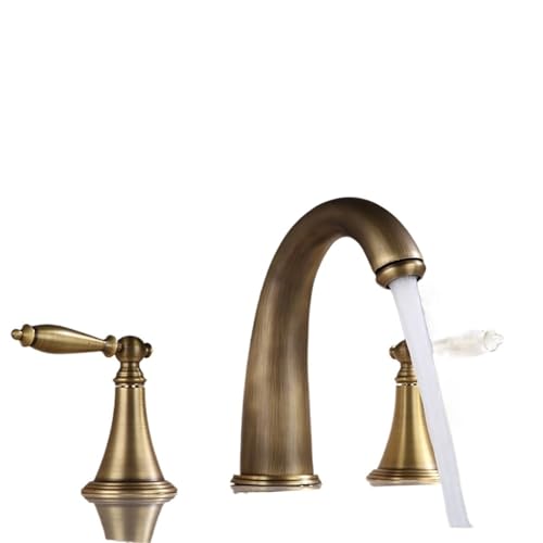 Badezimmerarmatur, antiker Wasserhahn, verwendet for eine große Auswahl an Waschtischarmaturen, Zweigriffarmaturen, Badewannenmischern, Warm- und Kaltwasserarmaturen(Archaizing) von AYJYZHIAG