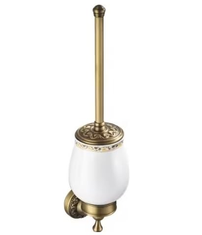 Badezimmerzubehör Antik Bronze Handtuchablage Toilettenpapierhalter Seifenhalter Handtuchhalter Wäscheständer ELF4001(Toilet brush holder) von AYJYZHIAG