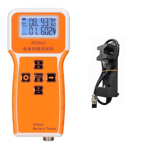 Batterie-Innenwiderstandstester, 200 Ω, 100 V, 3-stelliger Blei-Säure-Lithium-Batterietester, echter 4-Draht-Autobatteriedetektor(Set C) von AYJYZHIAG
