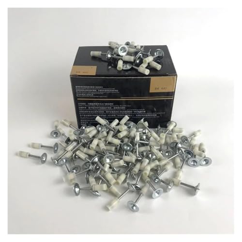 Beton Nagel Pistole Set Tragbare Schießen Maschine Mit Nägel Werkzeug Tasche Haushalt Dekor Wand Anker Draht Schlitzen Gerät(200PCS nails) von AYJYZHIAG