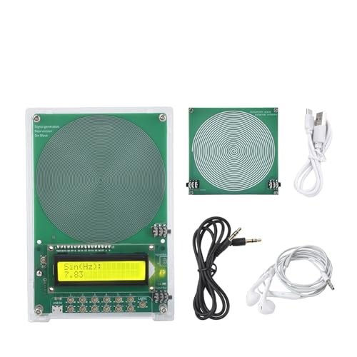 DC 5 V Schumann/n-Wellengenerator mit einstellbarer Frequenz (0,1–99999 Hz). Sinuswelle kann an externe Antenne und Micro-USB angeschlossen werden(Combination) von AYJYZHIAG
