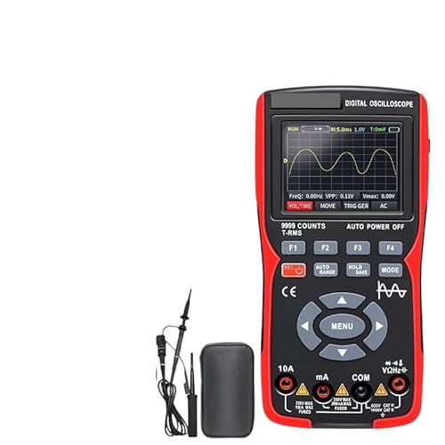 Digital-Oszilloskop, Multimeter, Transistortester, 50M Bandbreite, 280MS Abtastrate, unterstützt Wellenformspeicherung(703S with 2 Probes) von AYJYZHIAG