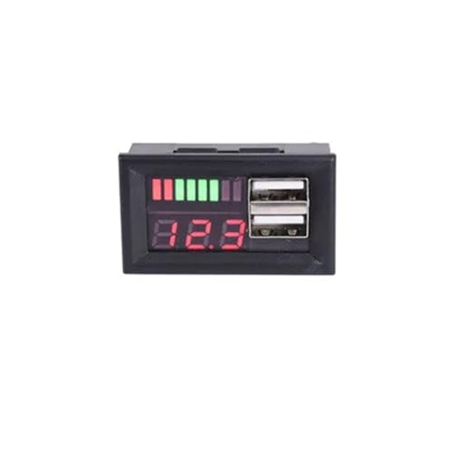Dual USB 5V 2A Auto Voltmeter Spannung Meter Panel 12V Lithium-Batterie Kapazität Anzeige Power LED Tester Dual USB 5V 2A Auto Voltmeter Spannung Meter Panel 12V Lithium-Batterie Kapazität Anzeige Power LED Tester von AYJYZHIAG