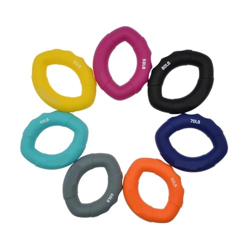 Dynamometer Handgriffe Muskelkrafttraining Gummiring Trainingsgerät Fingerhandgreifer Greifring Karpalexpander Fitness(Blue) von AYJYZHIAG