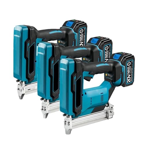 Gerade U-Heftklammern F30 422 1022 Bürstenloser kabelloser, elektrischer Nagelpistolen-Hefter-Nagler + 1 Satz Nägel(F30 Two Big Battery) von AYJYZHIAG