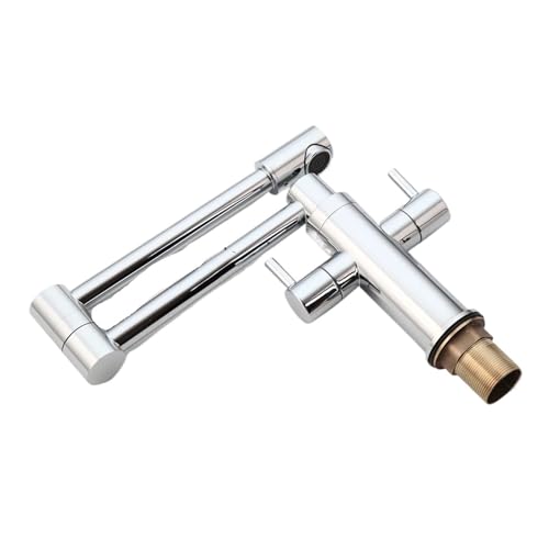 Griffe, Topffüller, Chrom, drehbar, for Küchenbecken, Waschbecken, Gefäß, verlängerter Auslauf, Wasserhahn, Kalt- und Warmwasserhahn(8528-4) von AYJYZHIAG