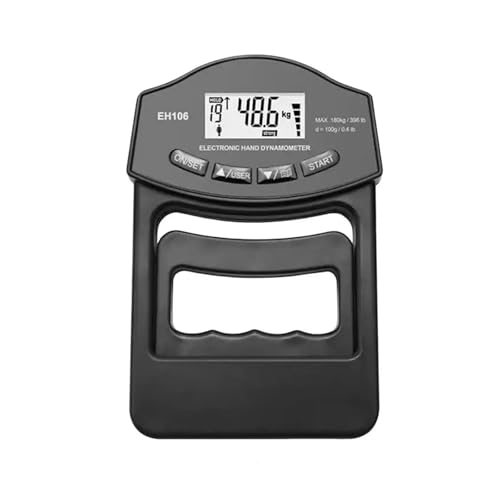 Handprüfgerät mit LED-Anzeige, elektrischer Griffstärkeprüfer, digitaler for Handgriff for Leistung(Black) von AYJYZHIAG