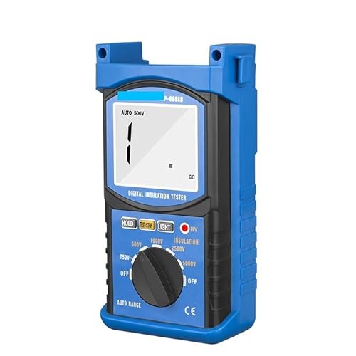 HoldPeak -6688B 5000 V Digitaler Isolationswiderstandstester Professionelles Spannungsmessgerät Tragbarer Tester mit automatischer Bereichswahl HoldPeak -6688B 5000 V Digitaler Isolationswiderstandstester Professionelles Spannungsmessgerät Tragbarer Tester mit automatischer Bereichswahl von AYJYZHIAG