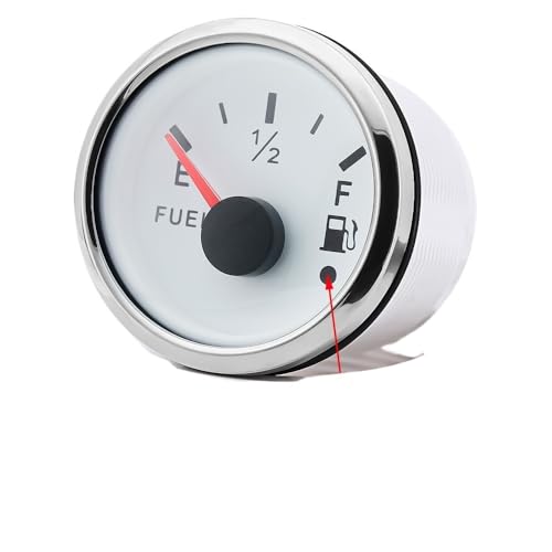 IP67 Wasserdichter Zeiger-Kraftstoffstandsanzeiger mit Alarmlicht 2" 52mm Öltank-Füllstandsanzeiger for Auto Boot Marine(WS 240-33 ohm) von AYJYZHIAG