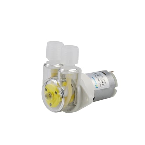 KFS-Schlauchpumpe mit Gewindeverbindung, 12 V/24 V, BLDC/Bürstenmotor, hochpräziser Dosierpumpe for Sprühen von Wasser im Aquarium(B06P,HE12V one gear BLDC) von AYJYZHIAG