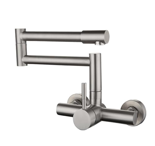 Klappbarer Wasserhahn Küchenspüle Einzel Kalt Faltbarer Universal Schwenkbarer Edelstahl In Die Wand Klappbarer Wasserhahn Küchenspüle Einzel Kalt Faltbarer Universal Schwenkbarer Edelstahl In Die Wand von AYJYZHIAG