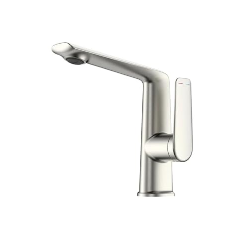 Luxus-Badezimmerarmaturen Waschtischarmatur Spültischarmatur Gourmet-Waschbeckenarmatur Heiß-Kaltwasserhahn Messing Chrom Schwarz Gebürstetes Gold(Nickel Brushed) von AYJYZHIAG