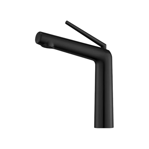 Luxus Gold Badarmaturen Waschtischarmatur Waschbecken Wasserhahn Gourmet Armaturen Heiß Kalt Messing Chrom Schwarz Gebürstet(Matt Black Faucet) von AYJYZHIAG