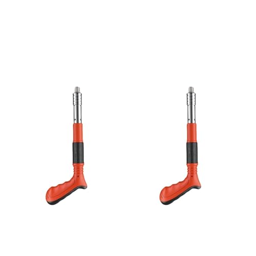 Manueller Luftnagler, Nagelpistole, verstellbare Schalldämpfung, Betonnagler, Einhandbedienung, Nagel- und Wandbefestigungswerkzeug, Heimwandbefestigung(2PCS) von AYJYZHIAG