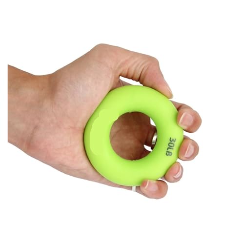 O Ring Dynamometer Hand Expander Grip Trainer Unterarm Karpal Stärken Training Finger Exersiser Massagegerät(Green) von AYJYZHIAG
