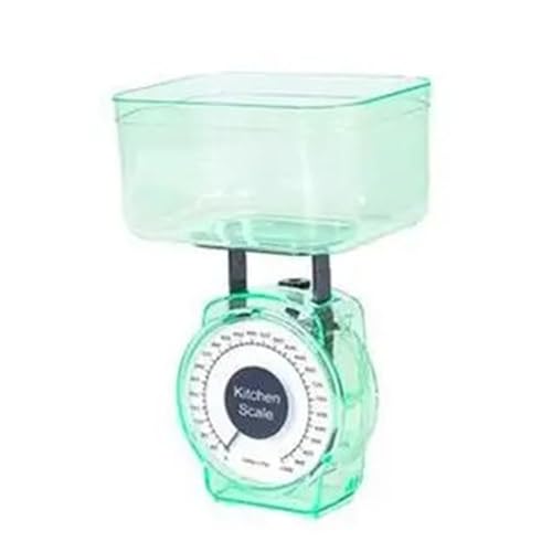 Restaurant Kochen Federwaage Lebensmittel Gemüse Waage Wiegen Zifferblatt 1kg Mechanische Home Küchenwaage(Green) von AYJYZHIAG