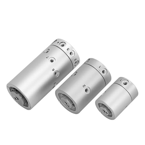 SMC Typ Pneumatische Rotierenden Conector 360 ° MQR2 4 8 12 16-M5 Hohe Geschwindigkeit Multi-drehen Schleifring Universal Swivel Rotatory Fitting(MQRF12-M5) von AYJYZHIAG