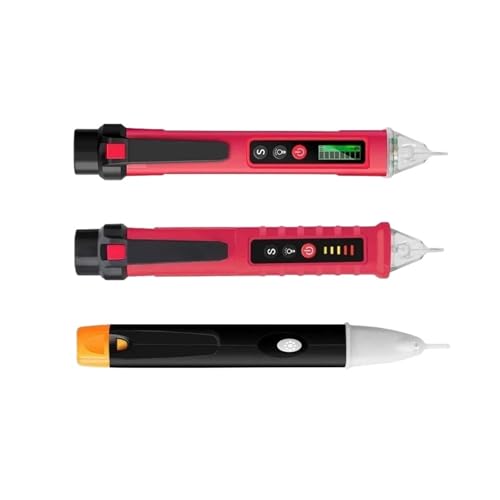 Spannungserkennungsstift Elektrische Anzeige LCD-Sensor Steckdose Wand Berührungsloser Wechselspannungsdetektor Steckdoseninstrument 90-1000 V(12-1000V Light) von AYJYZHIAG