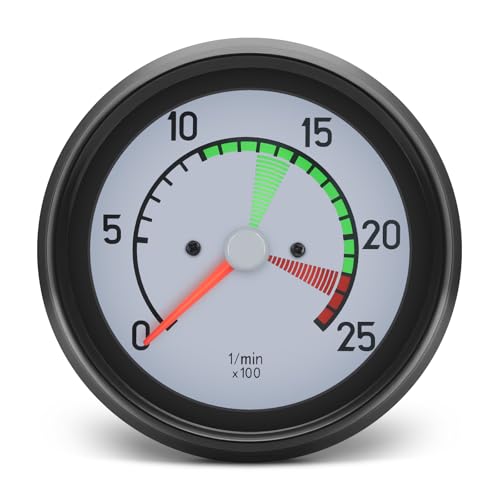 Tachometer-lehre for schwere Lkw, 100 MM, Tacho-Messgerät, 653 Hz/2200 1/min, Cluster-Messgerät, 2500 U/min, 3000, Meter for Mercedes(2500RPM Type 2) von AYJYZHIAG