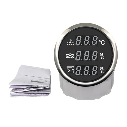 Universelles 52-mm-3-in-1-Multifunktionsmessgerät for Wassertemperatur, Wasserstand und Fäkalientank mit blauer Hintergrundbeleuchtung(WWH-BS) von AYJYZHIAG