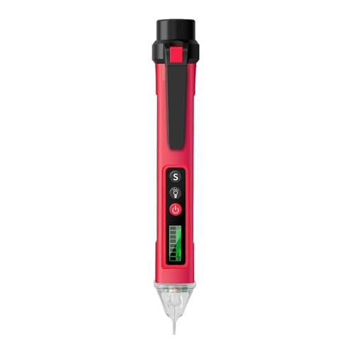 VC1010 Digitale AC/DC-Spannungsdetektoren Intelligenter berührungsloser Teststift 12-1000 V Strom Elektrischer Sensor(VD1010 Red) von AYJYZHIAG