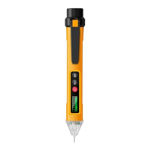VC1010 Digitale AC/DC-Spannungsdetektoren Intelligenter berührungsloser Teststift 12-1000 V Strom Elektrischer Sensor(VD1010 Yellew) von AYJYZHIAG