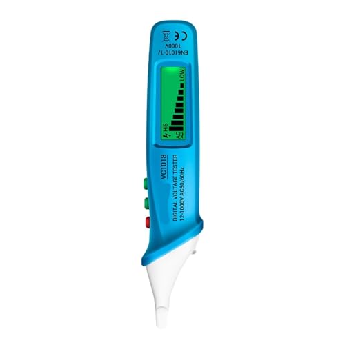 VC1019 12V-1000V Elektrischer Kabeldetektor Intelligenter Sprachübertragungstester Stift Infrarotsensor Positionierungsspannungstester(VC1018 Blue) von AYJYZHIAG