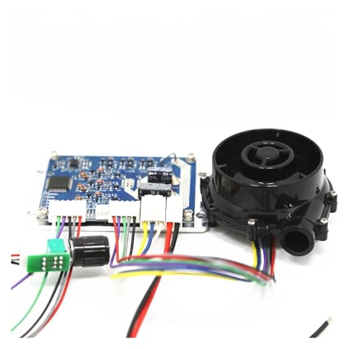 Zentrifugalgebläse 12V/24V+Antrieb Kunststoff Schwarz WS7040-12-X200N/WS7040-24-V200N Kleines bürstenloses(WS7040-12V and Drive) von AYJYZHIAG