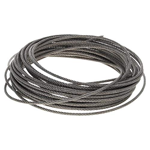 AYKANING Drahtseil,Stahlseil 3~6 mm Durchmesser Stahldraht-Kabel 304-Edelstahl-Flexible Drahtseile 1,7~12m Lange weicher Hubseil (Size : 6mm x1.7m) von AYKANING