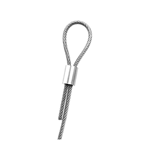 AYKANING Drahtseil,Stahlseil 6 stücke 10m 304 Edelstahl Draht Seil weiches Angelhubkabel 7x7 Wäscheleine (Size : 1mm) von AYKANING