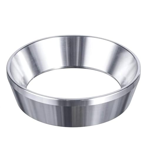 AYKANING Espresso Dosiertring,Kaffee Dosierring 54/58 mm Espresso-Dosiertrichter, Edelstahl-Kaffee-Dosierring kompatibel (Color : 54mm) von AYKANING