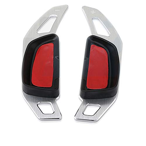 AYKANING Schaltwippen,Auto Lenkrad Schaltwippen Aluminium-Auto-Lenkrad-Gang-Verschiebung Paddel-Shifter Passend Für Mercedes C-Klasse W205 GLC X253 CLS400 2015 2016 2017 W213 C117 16-17(Silver) von AYKANING