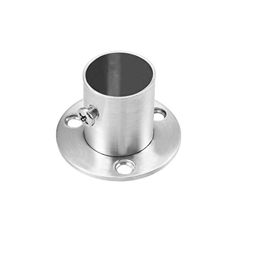 Flansch,Gewindeflansch 2 stücke Rohrarmaturen Kleiderschrank Rohrhalterung 26mm 32mm 39mm 50.5mm Wandmontage Bodenstange Flanschbuchse Hardware Tool (Size : SIZE2) von AYKANING