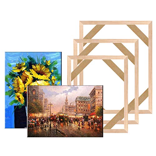 Photo Frame,Fotorahmen DIY Holz-Leinwand-Rahmen für Ölgemälde Leinwanddruck Malerei Frames Gallery Leinwand Trage Bar Dekoration für Zuhause (Color : 40x80cm) von AYKANING