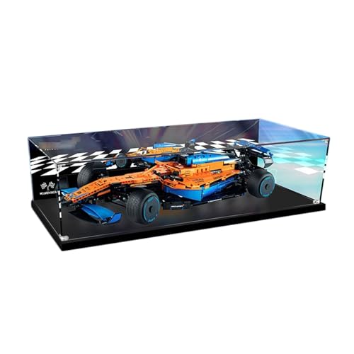 Acryl Schaukasten Vitrine Kompatibel Mit Le-go 42141 Formel-1-Rennwagen Modell Set Staubdichte Vitrine,Showcase Display Case (Ohne Modell Kit) 70 x 35 x 15 cm von AYKLFNW