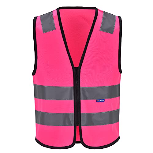 AYKRM Reiten Pferd Unisex Warnschutz Warnweste Herren Reflektierende Weste Reißverschluss Sicherheitsweste von AYKRM