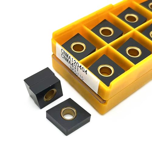 10 STÜCKE CNMG120412 UC5115 Hartmetalleinsatz Externes Drehwerkzeug CNC-Drehmaschine Cutter Werkzeuge CNMG 120412 Klingenschneidwerkzeug for Gusseisen(CNMA120404 UC5115) von AYLFGSMG